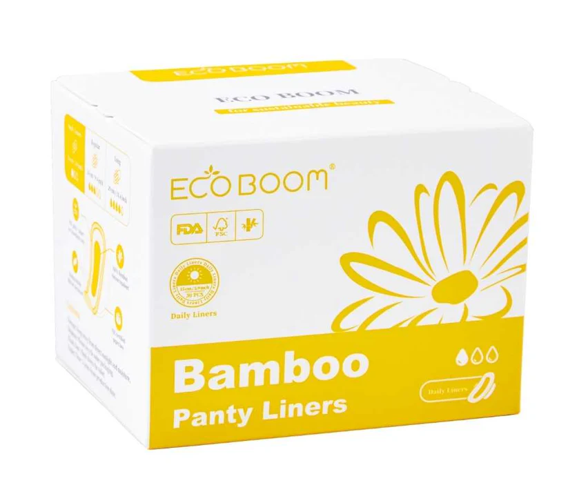 ECO BOOM Daily Liners-15cm Bamboo Panty Liners