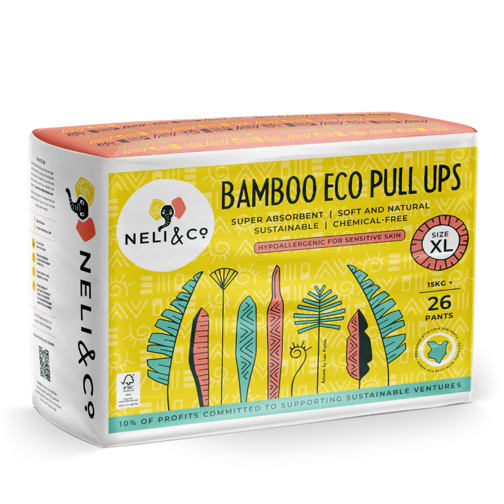 Neli & Co. Large size (15Kg+) Bamboo Eco Pull Ups (Pants)