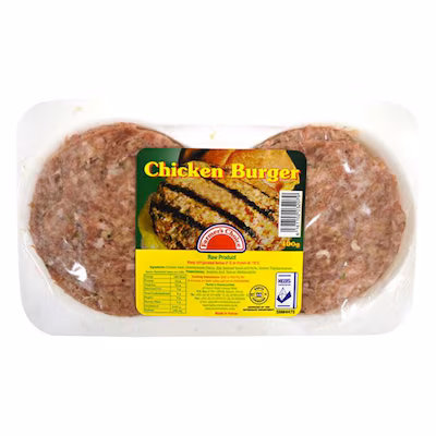 Farmer's Choice Frozen Chicken Burger