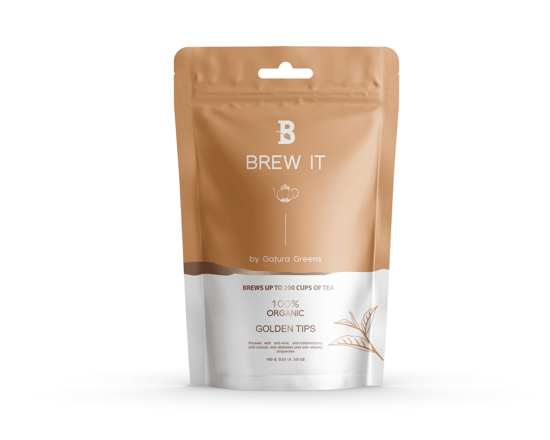 Brew It Premium Golden Tips Flavoured Tea