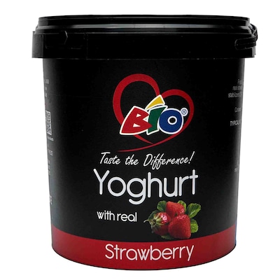 Bio With real Strawberries Yoghurt