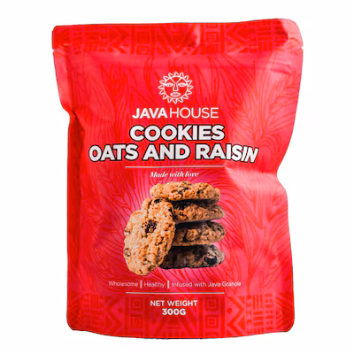 Java House Oats and Raisin Cookies