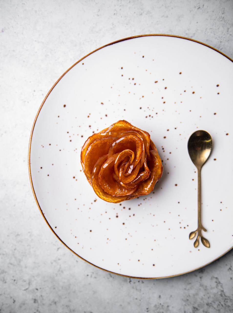 Caramelised Rose Bavarois