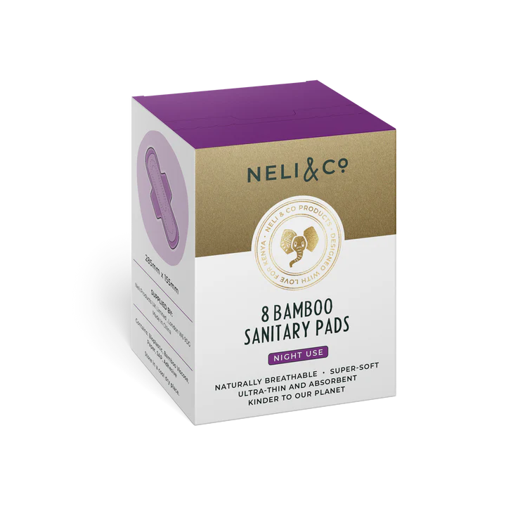 Neli & Co. Bamboo Sanitary Pads - Night Use