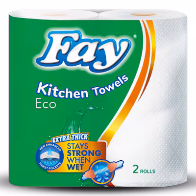 Fay Eco White Kitchen Towel