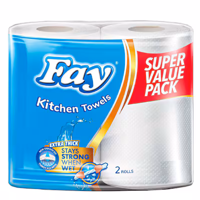 Fay White Kitchen Towel