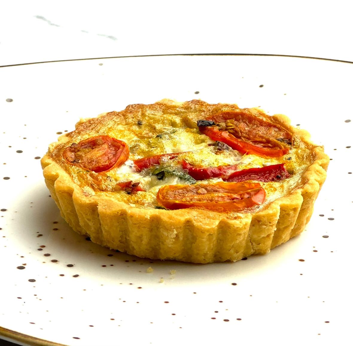 Roasted Vegetable Quiche - Gluten Free