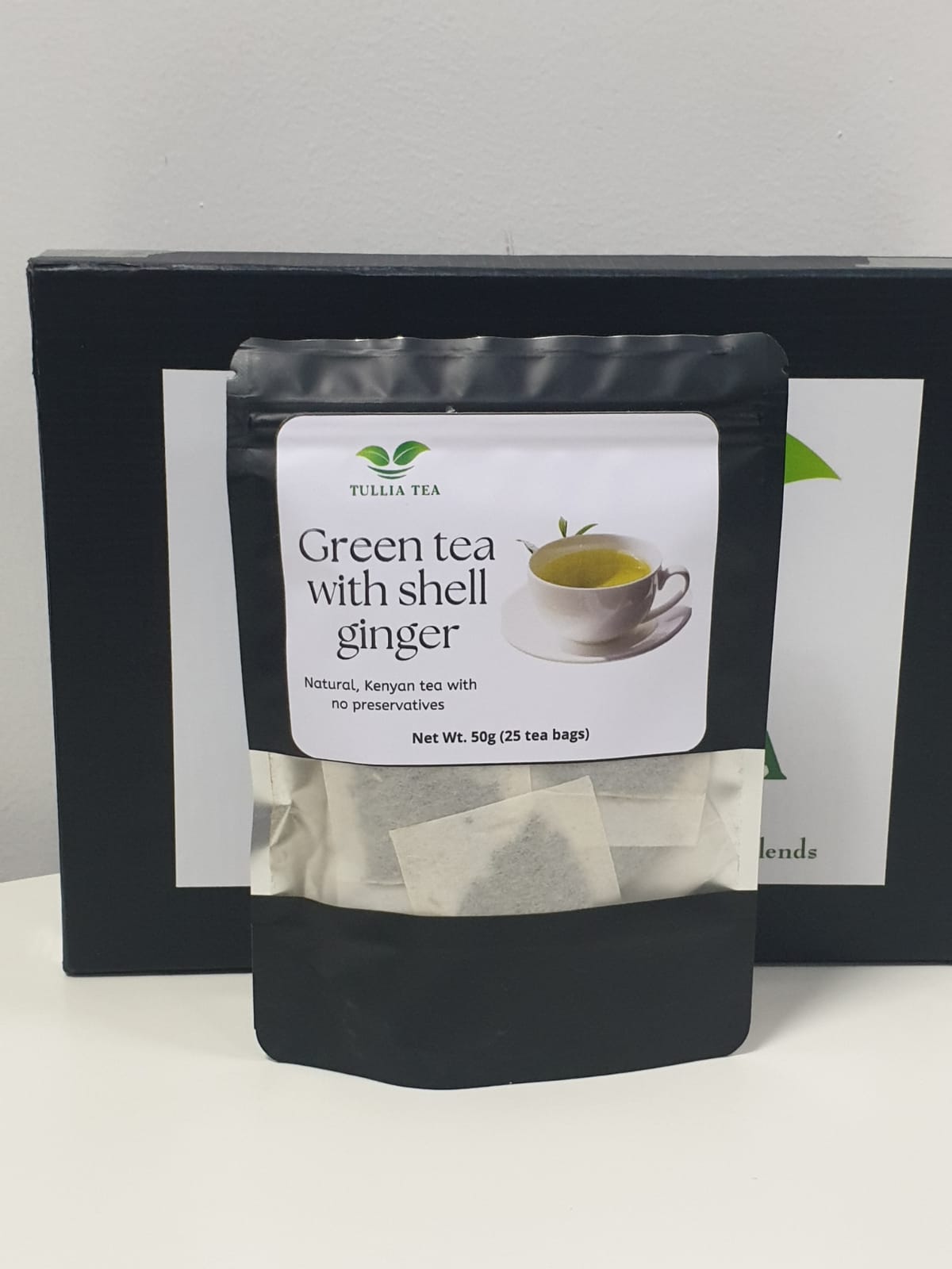 Green Tea with Shell Ginger