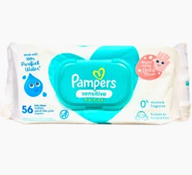 Pampers Sensitive Wipes (White)
