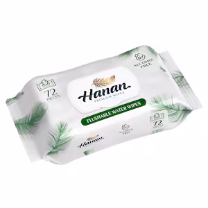Hanan Flushable Wipes