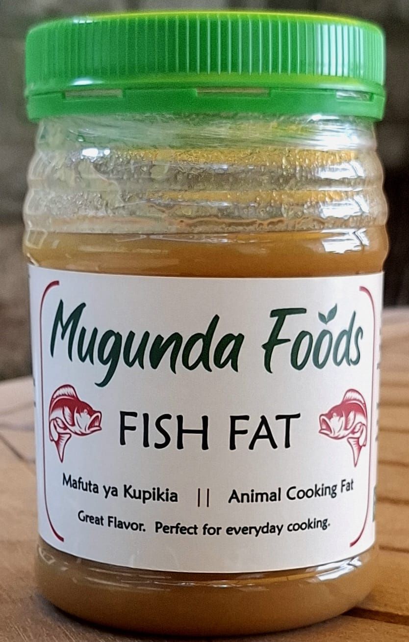 Mugunda Foods Fish - Plastic Medium Jar Natural Animal Cooking Fat