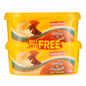 Lyons Ice Cream (Vanillachocolate) Value Pack