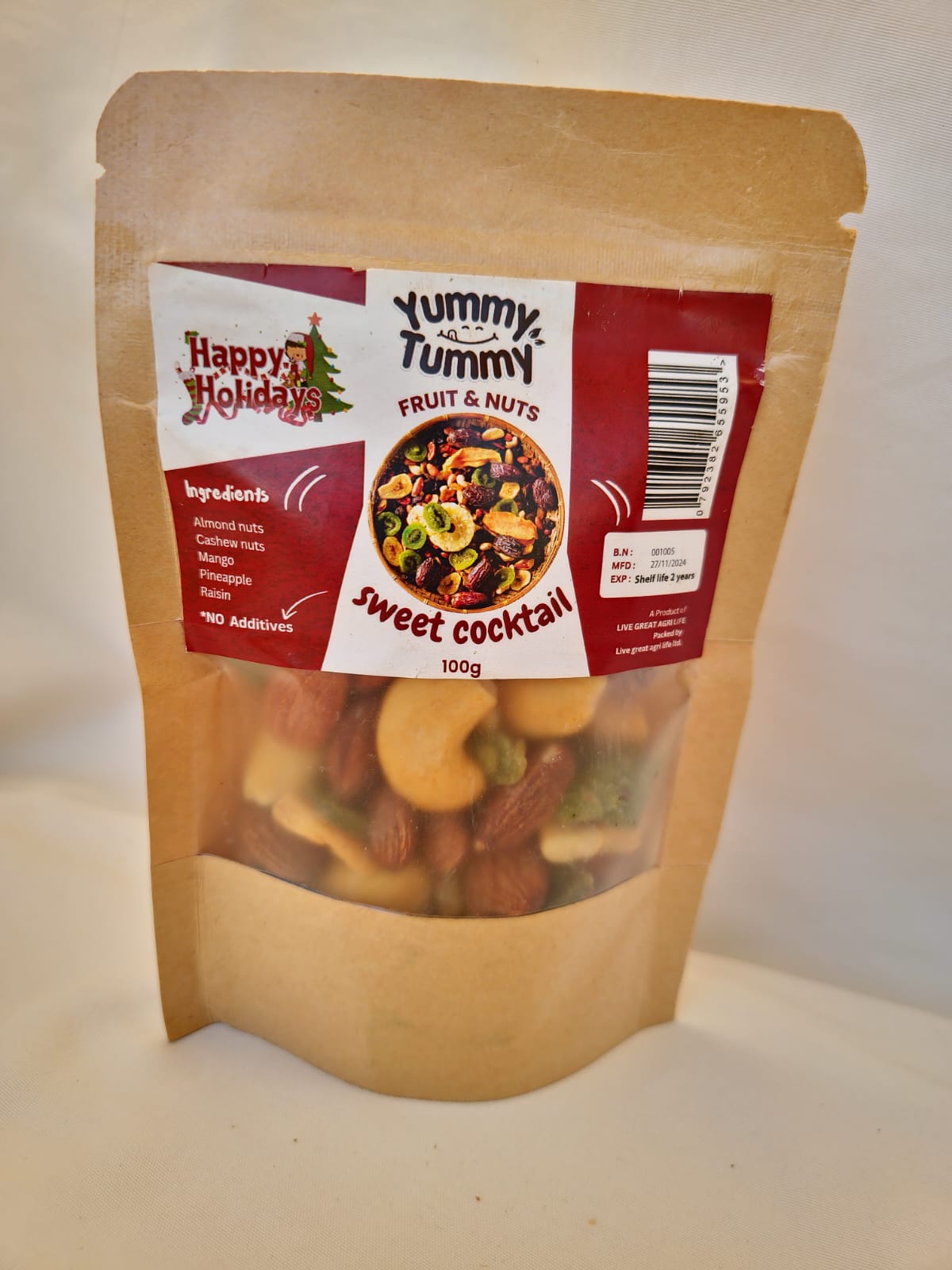 Yummy Tummy Sweet Mix Cocktail (Dried Fruits and Nuts)
