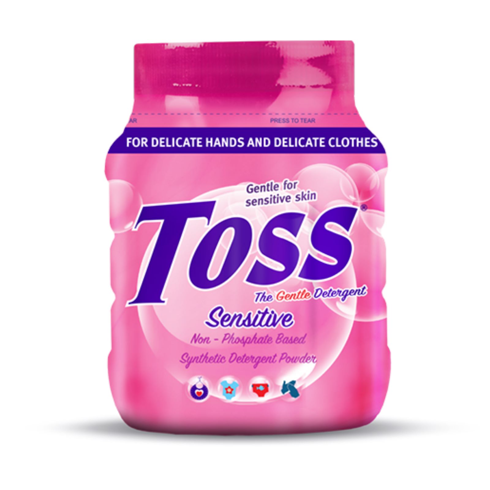 Toss Sensitive Detergent Powder (Tub)