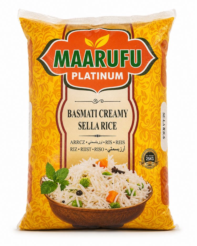 Maarufu Platinum Basmati Creamy Sella Rice