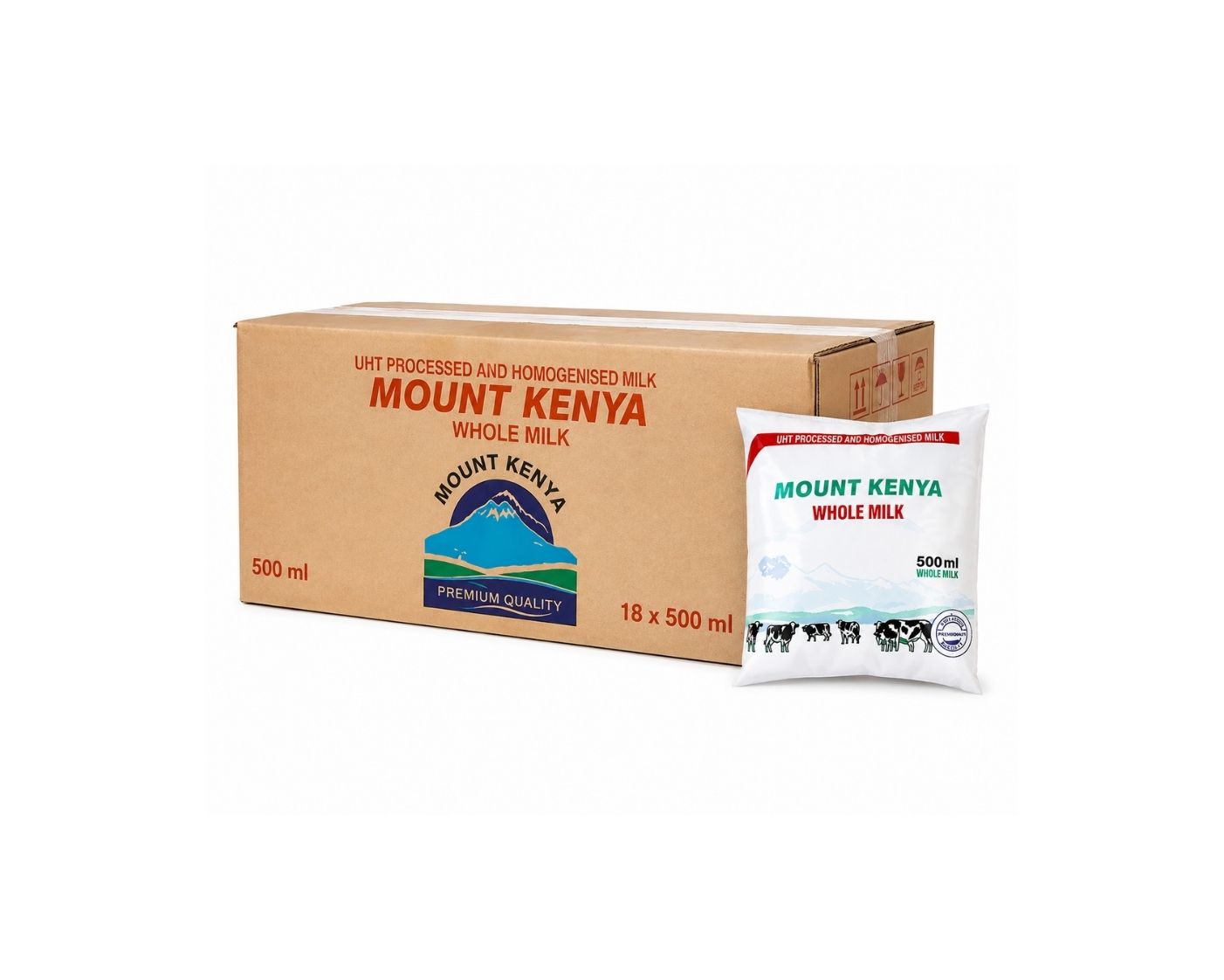 Mount Kenya Whole Milk (ESL Pouch)