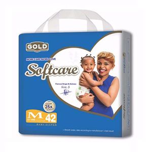 Medium Softcare Gold High Count Diapers