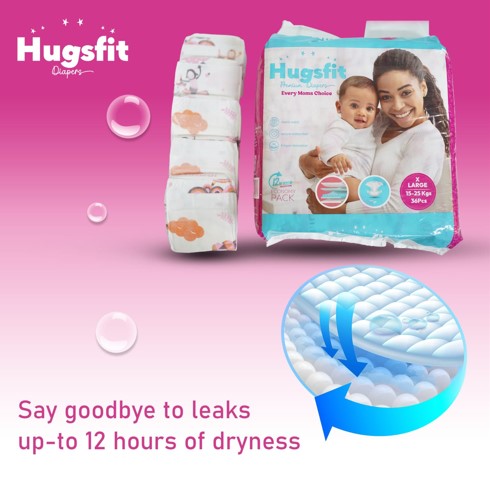 XL (15-25 Kgs) Premium Baby Diapers