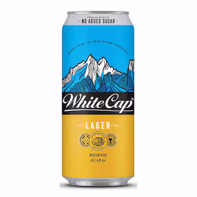 White Cap Lager Beer