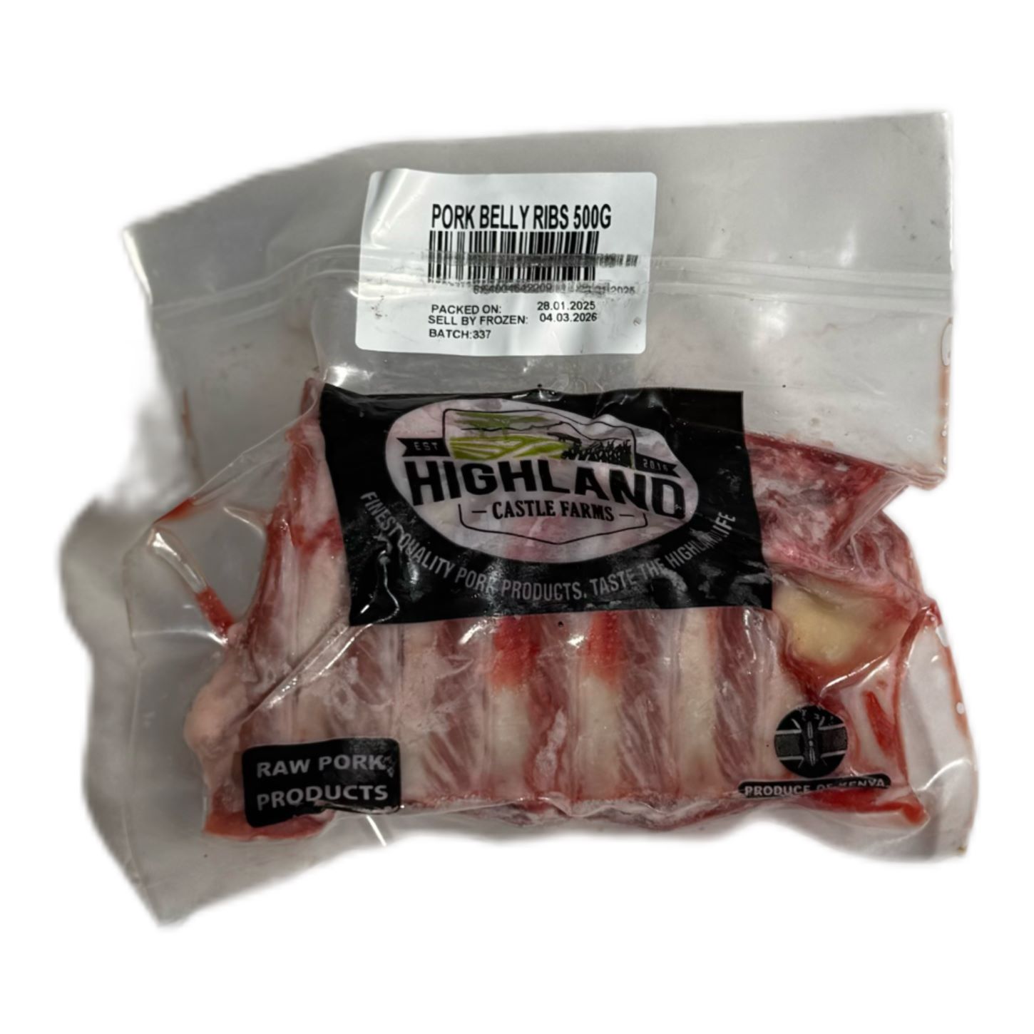Highland Castle Farms Pork Ribs - Frozen