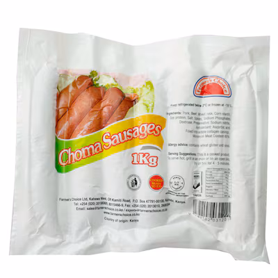 Farmer's Choice Beef Choma Sausages