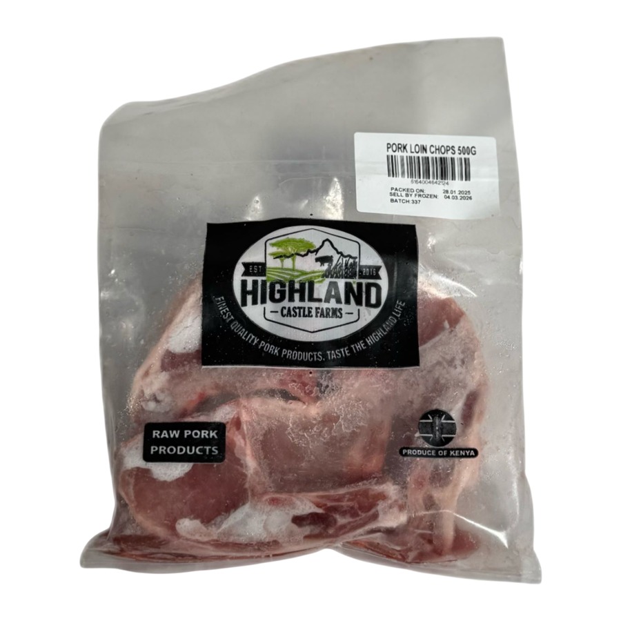 Highland Castle Farms Frozen Pork Loin Chops