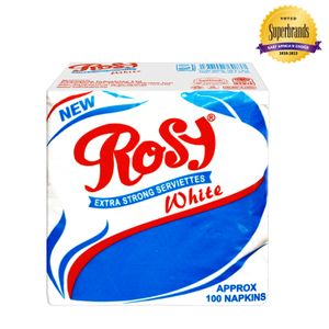 Rosy Standard White  Serviettes