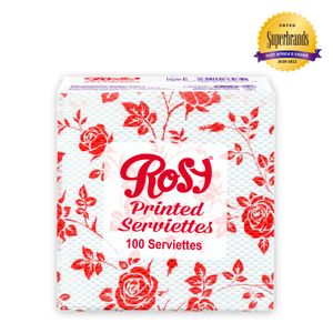 Rosy Printed Serviettes