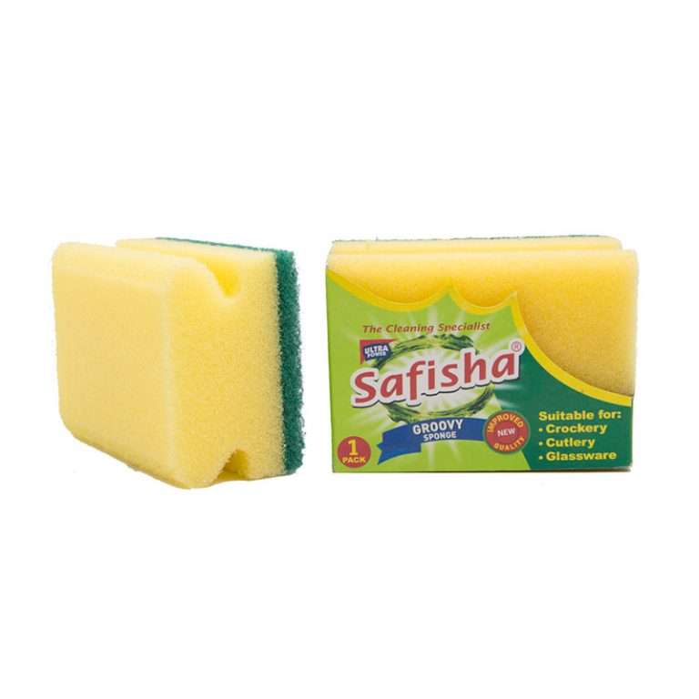 Safisha Scourer & Sponge Pad Groovy Sponge