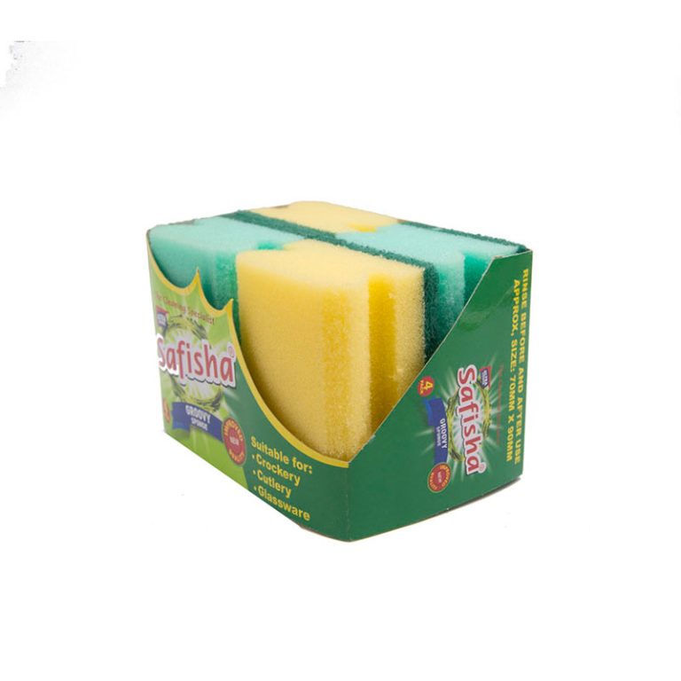 Safisha Scourer & Sponge Pad Groovy Sponge