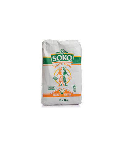 Soko Sifted Maize Flour 2Kg x 12packets