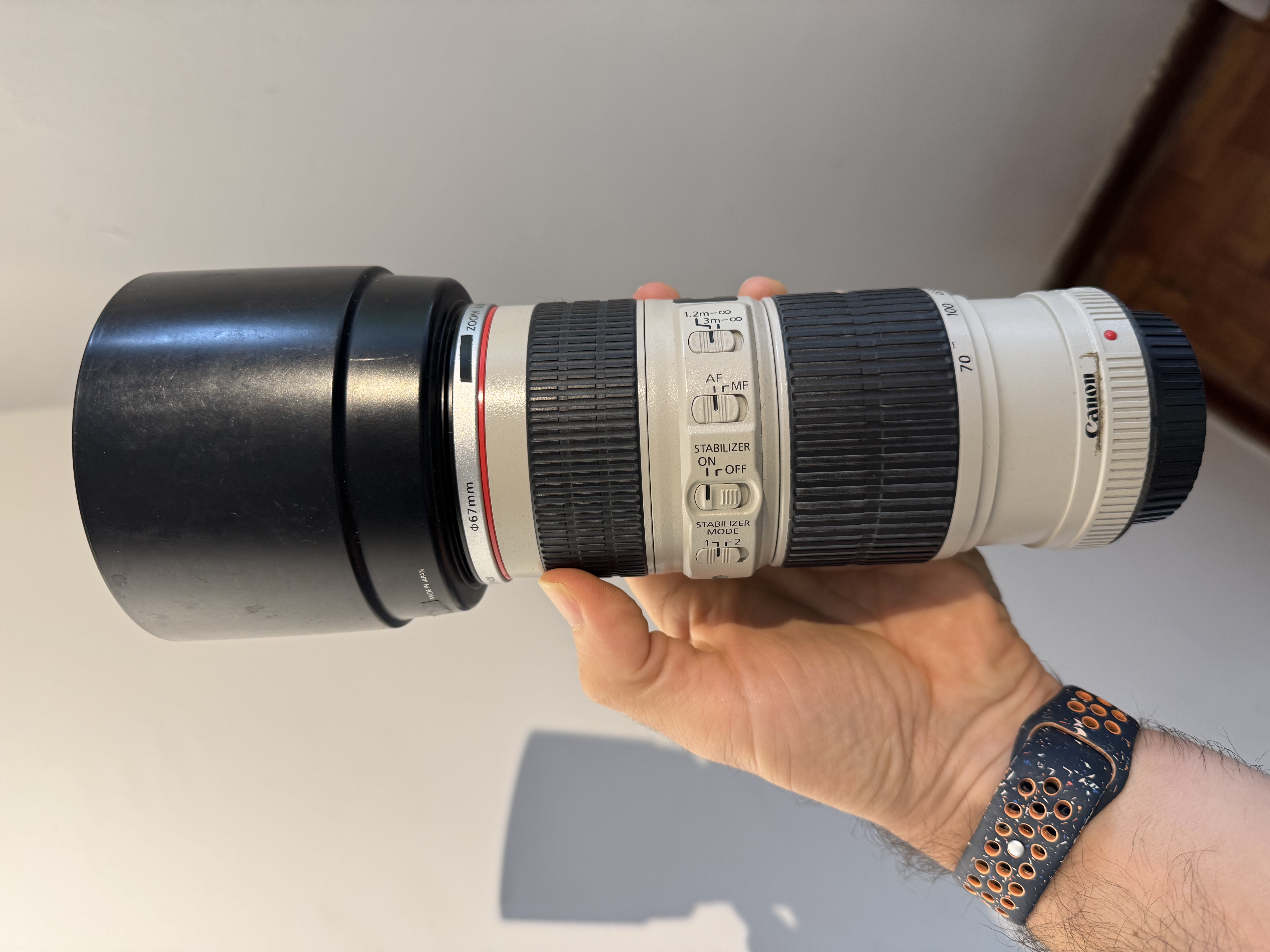 Canon EF 70-200mm f/4 IS USM + B+W filter 2