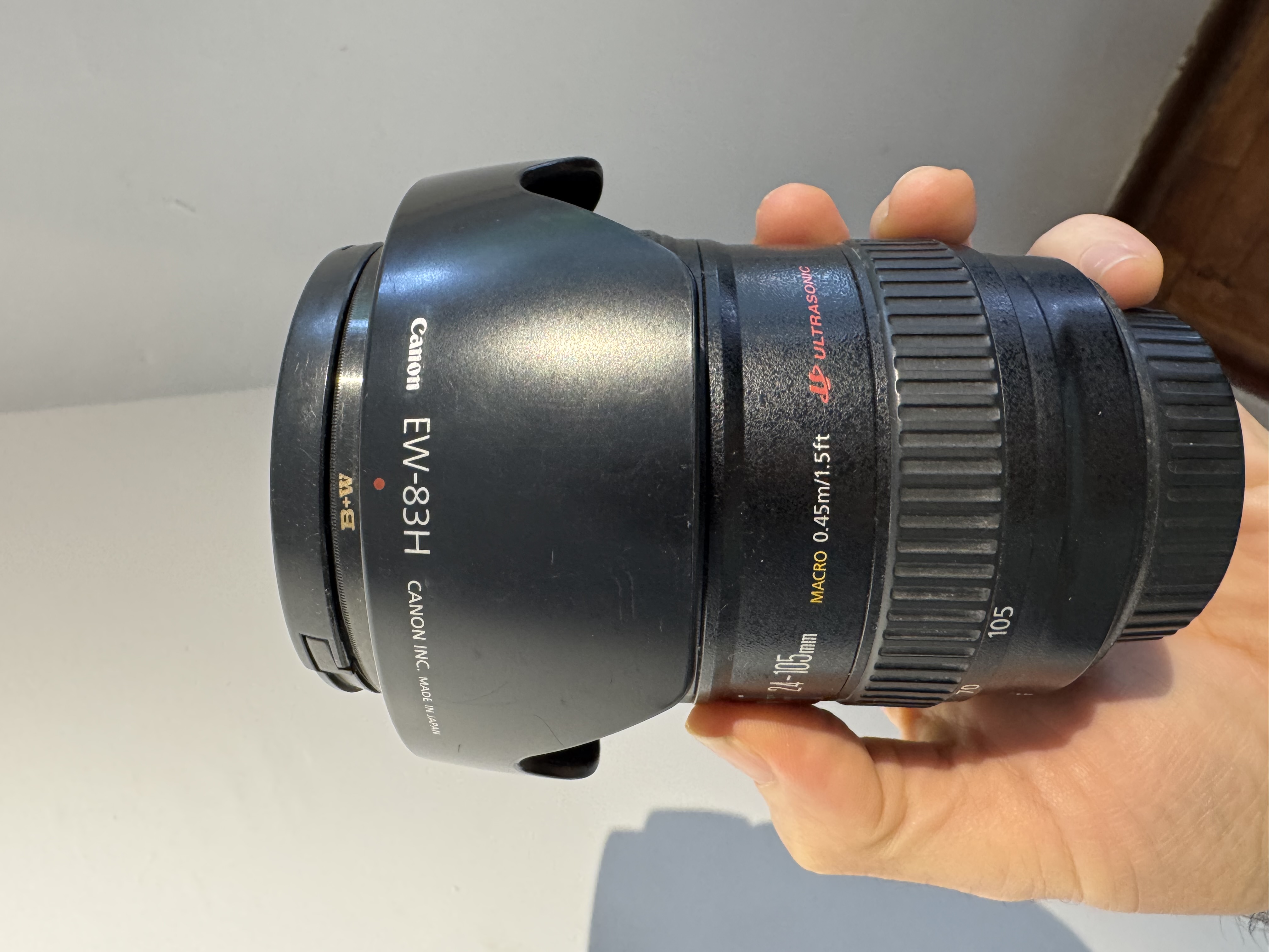 Canon EF 24-105mm f/4 IS USM Lens + B+W UV Filter 5