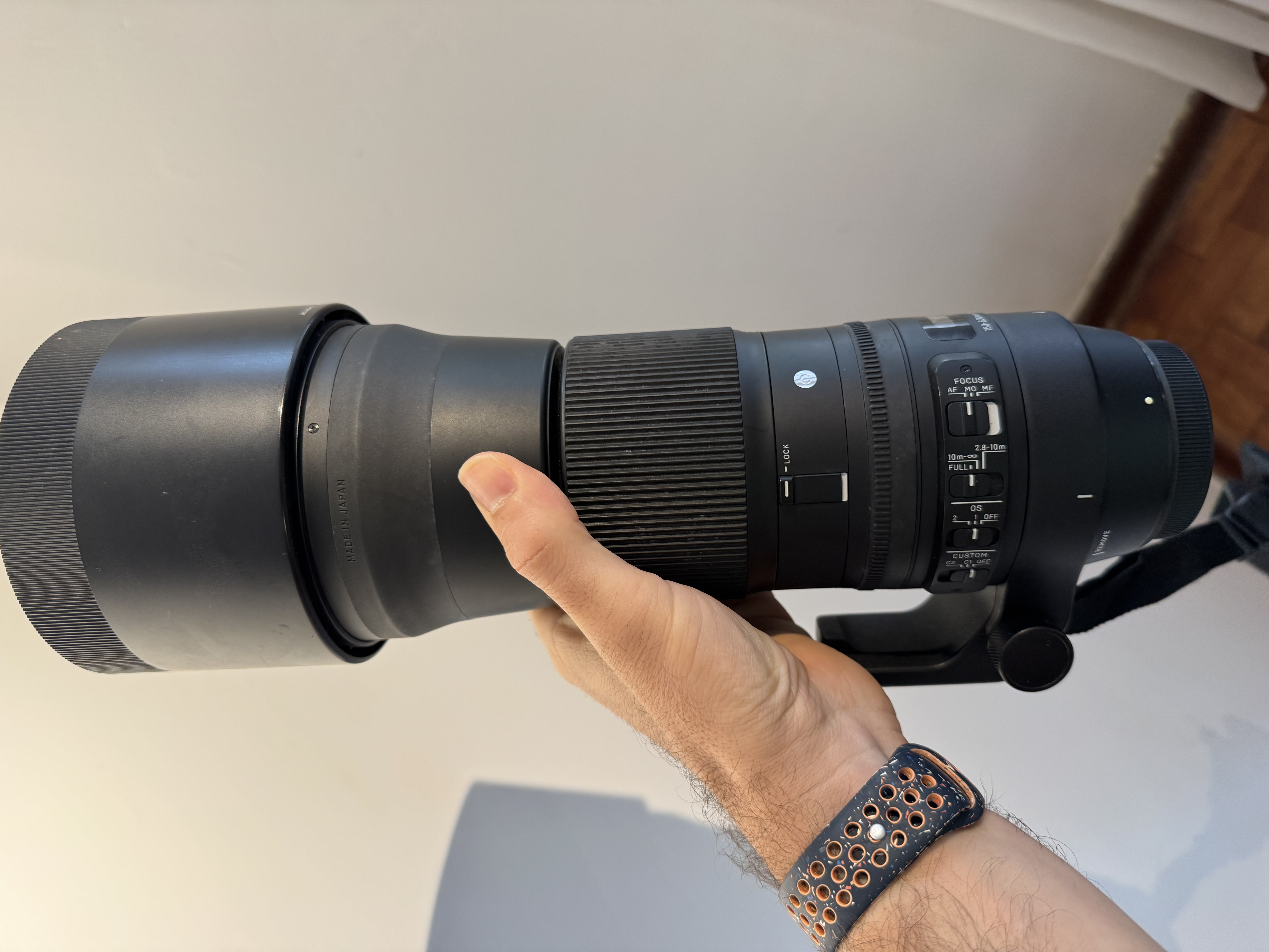Sigma 150-600mm f/5-6.3 DG OS HSM Lens for Canon + B+W Polarizing Filter