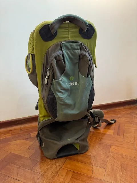 LittleLife Child Backpack Carrier – Green/Grey 2
