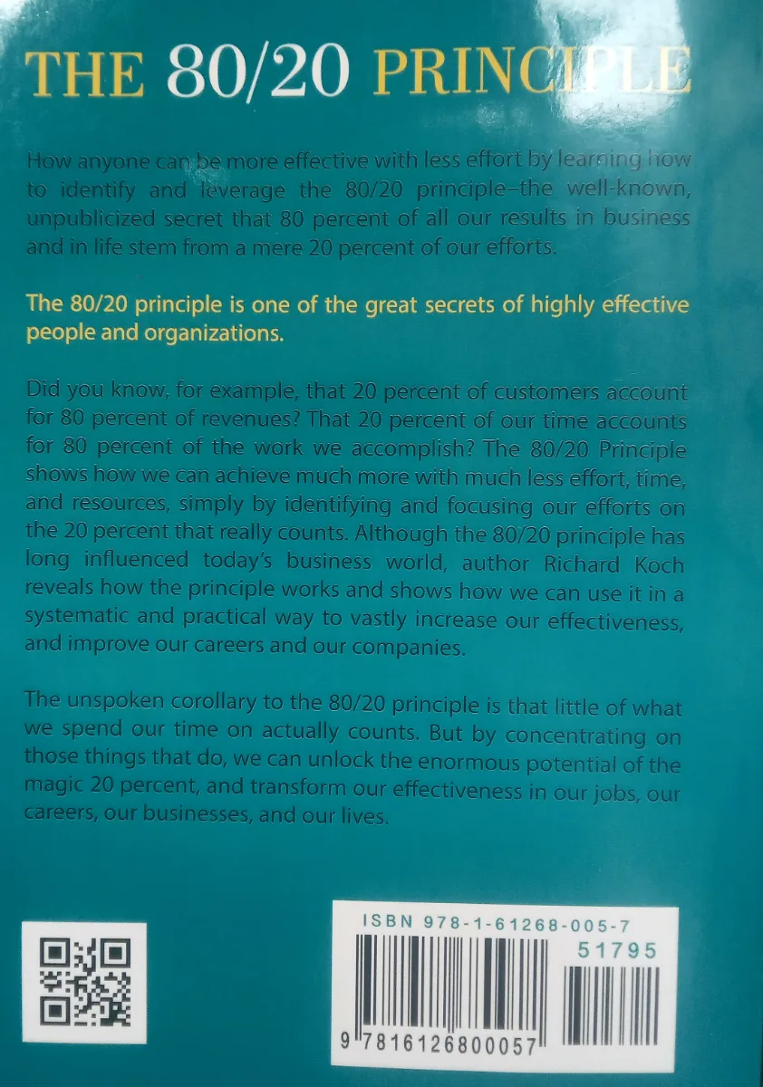 The 80/20 Principle 2