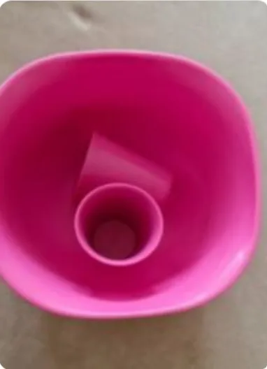 Popcorn Holder with Matching Cups 1 Piece