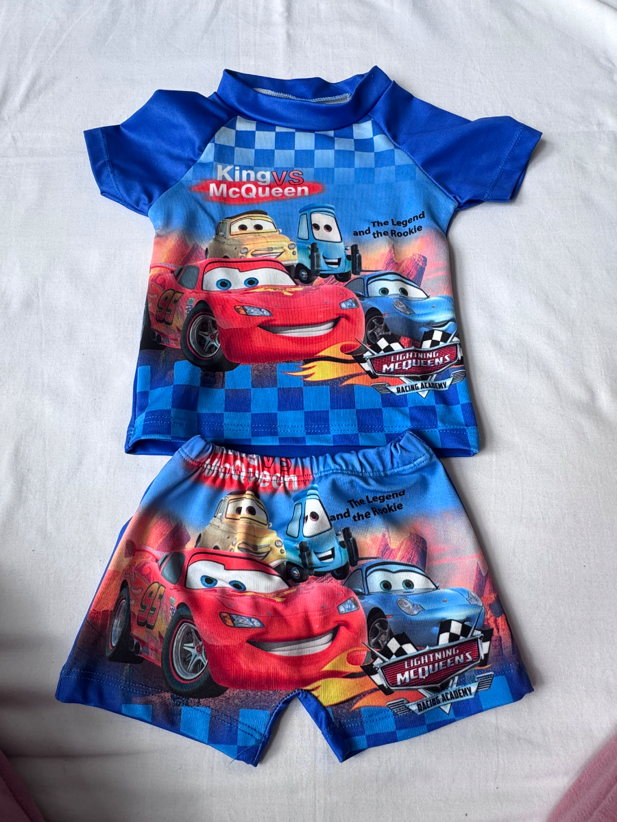 Cars Lightning McQueen 2-Piece Swim suit 1