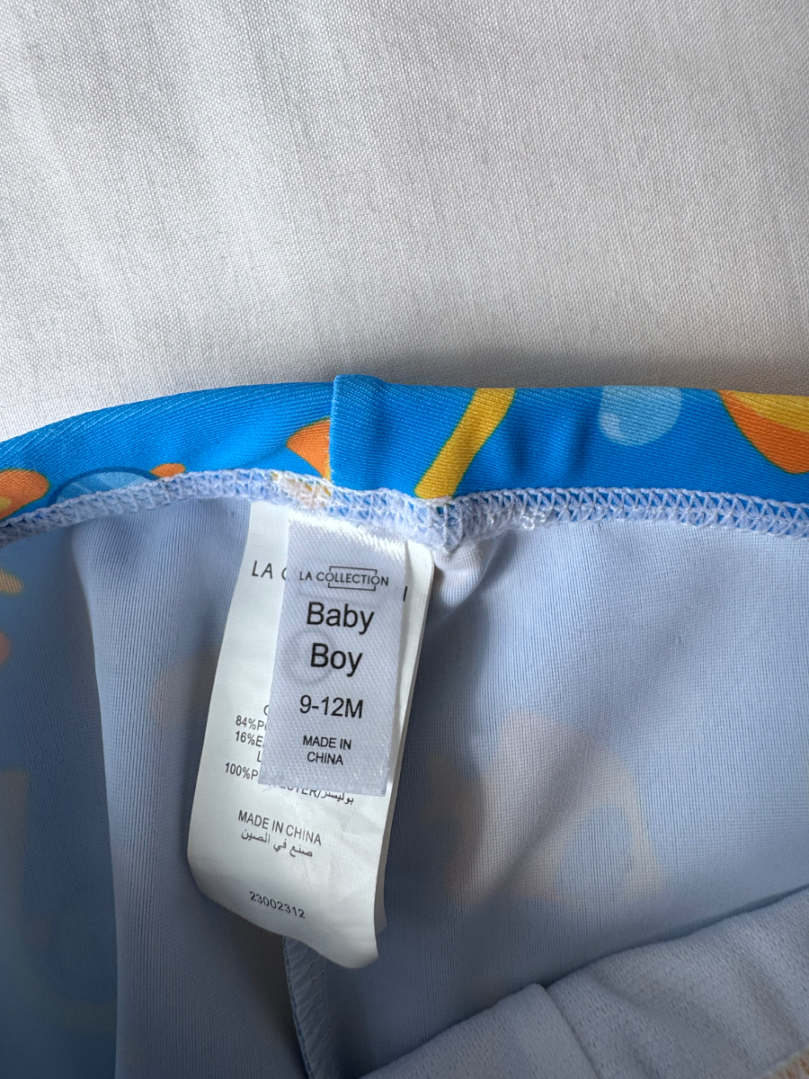 Baby Boy Blue Swim Shorts – 9–12 Months 2
