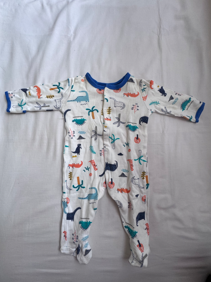 🩵 2-Piece Baby Sleepsuit Set – Mamas & Papas 1