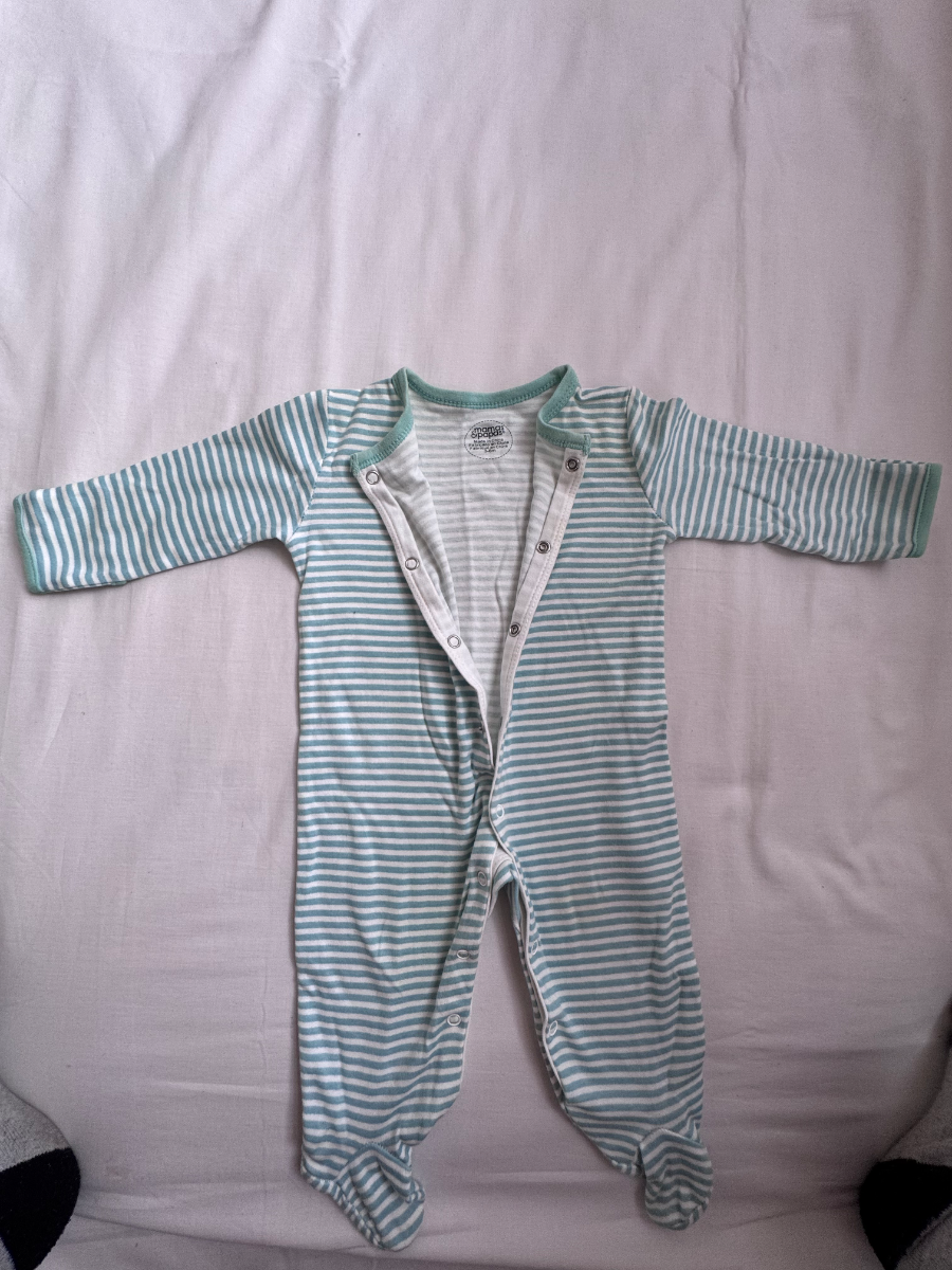 🩵 2-Piece Baby Sleepsuit Set – Mamas & Papas 4