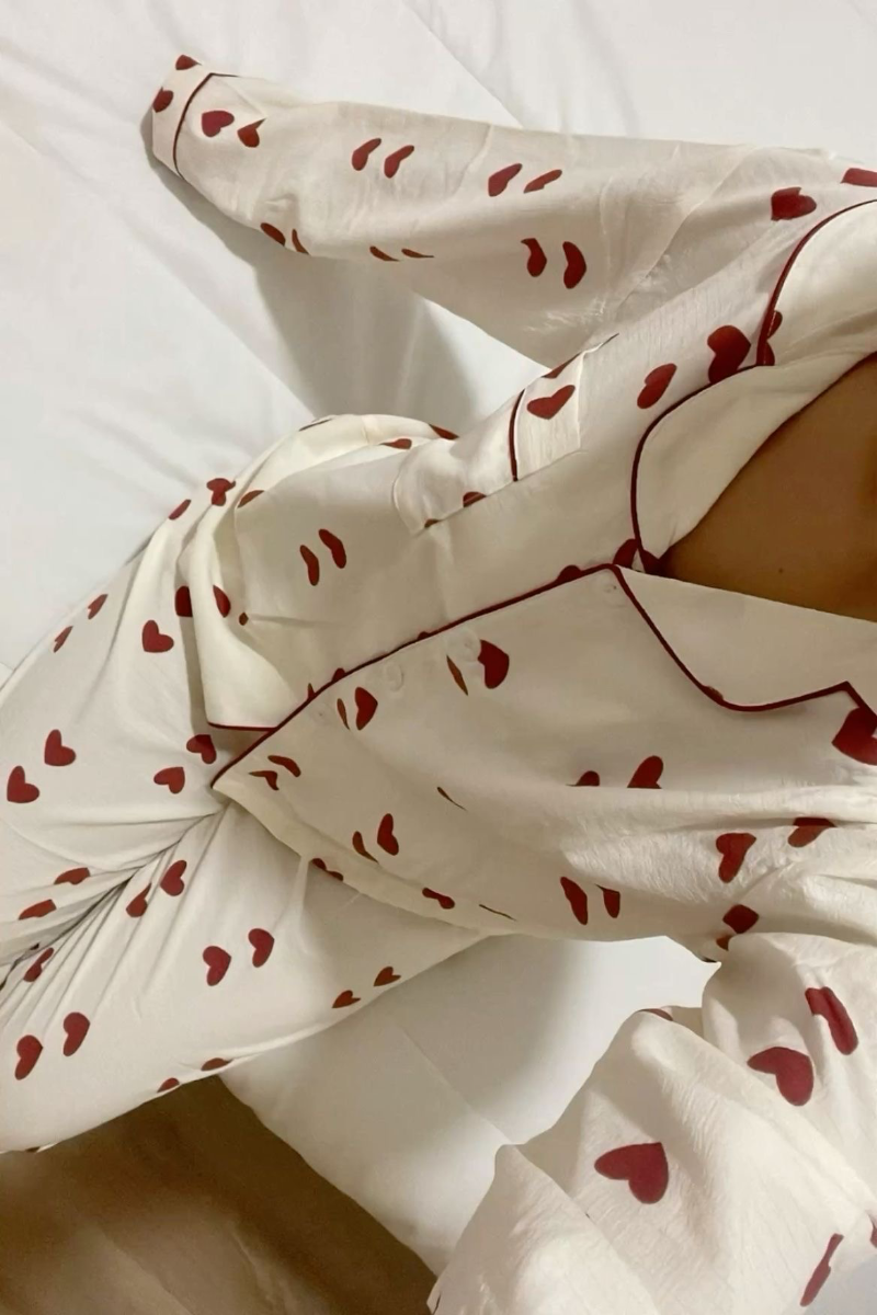 Cute ladies pjamas set 3