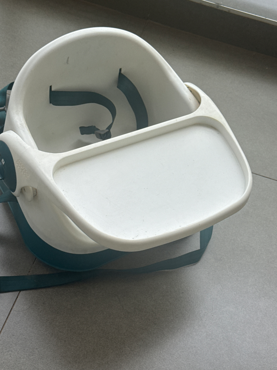 3 in 1 floor and booster seat with activity tray 1