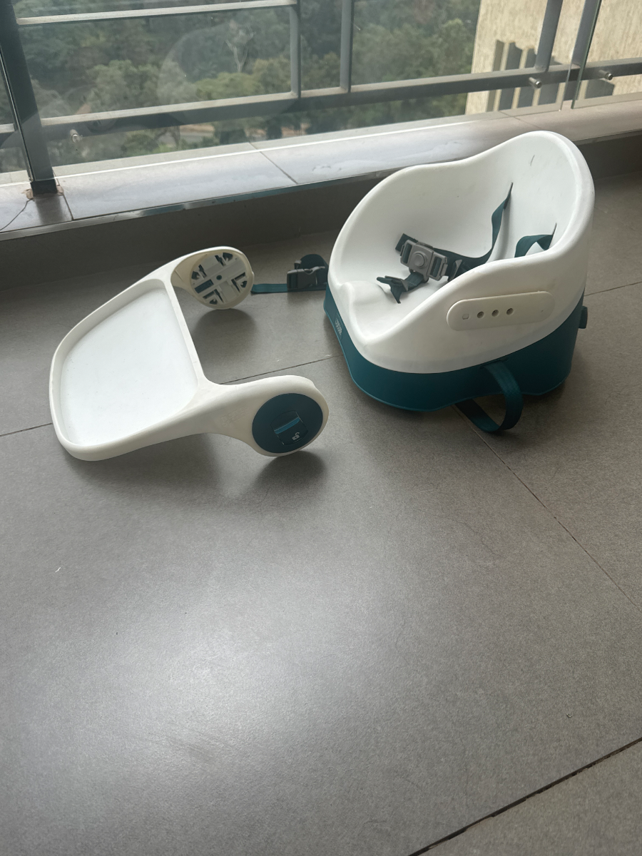 3 in 1 floor and booster seat with activity tray 4