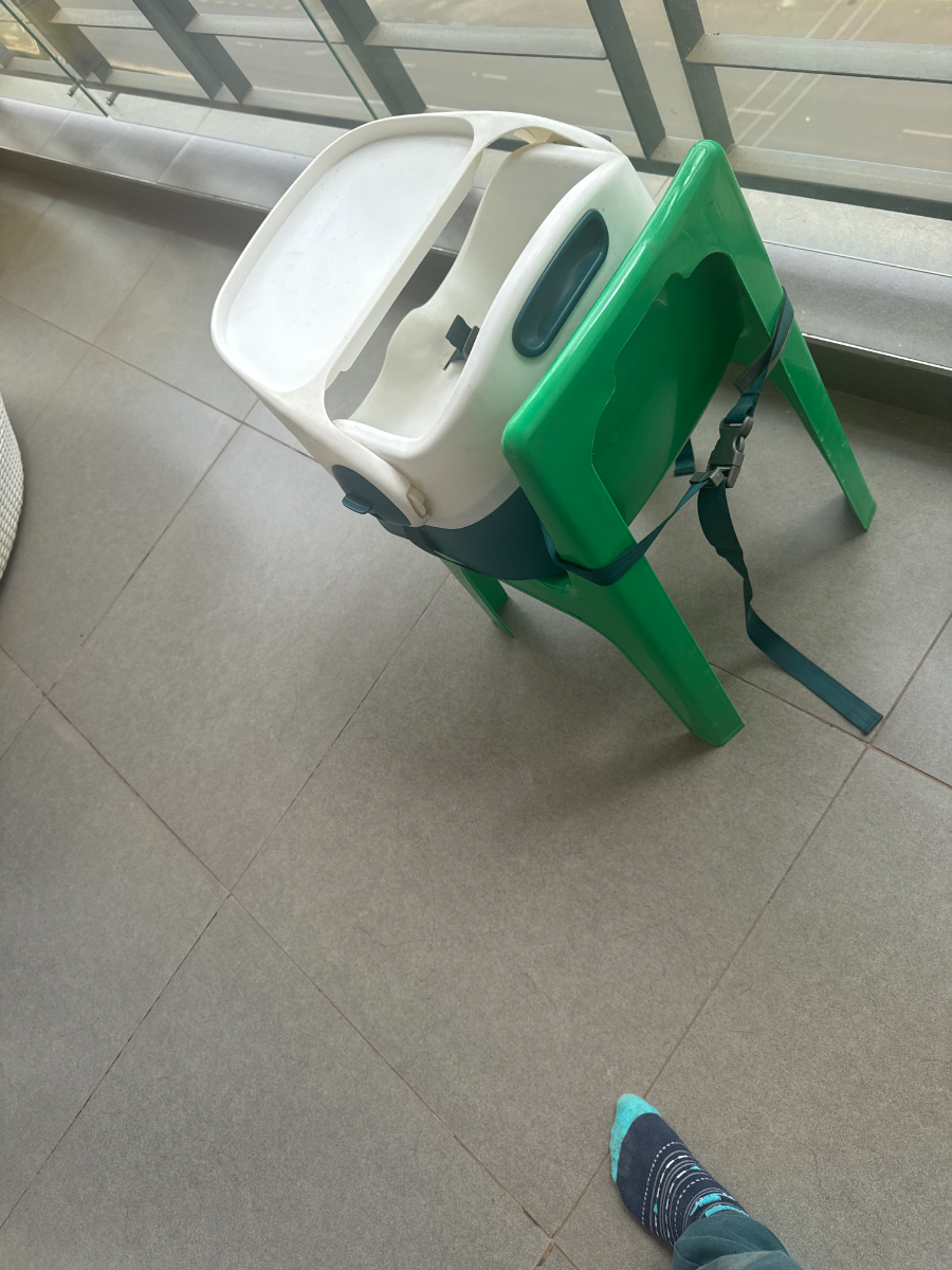 3 in 1 floor and booster seat with activity tray 7