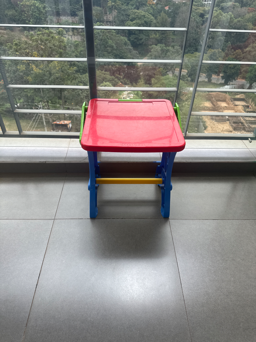 White board +table foldable. Baby room addition 6