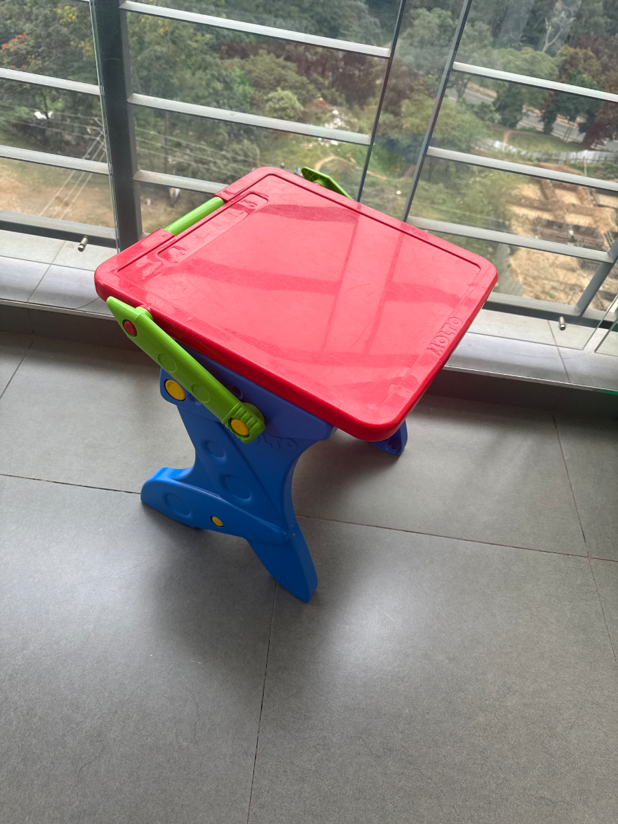 White board +table foldable. Baby room addition 7