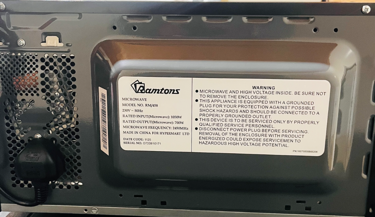 Ramtons Microwave 3