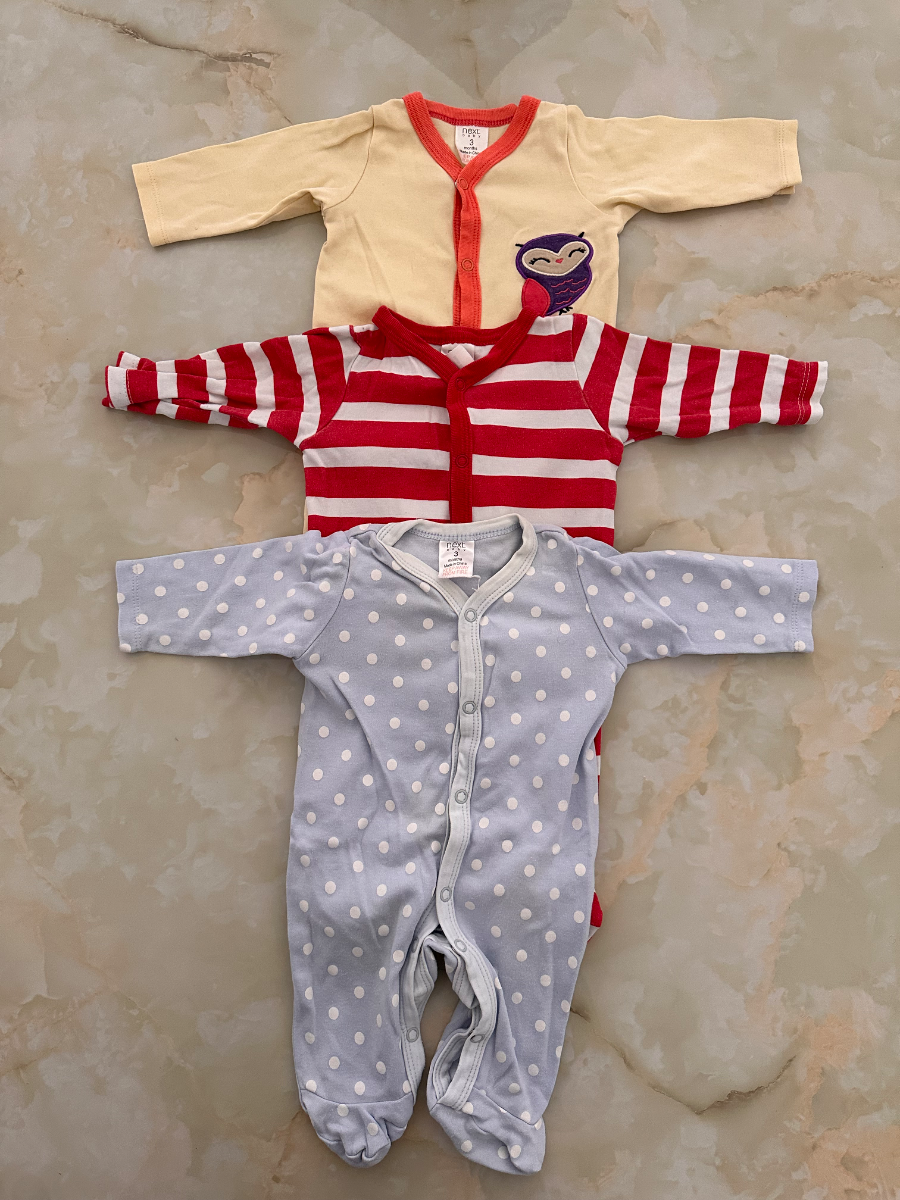Long-Sleeve Baby Sleepsuit Set 1