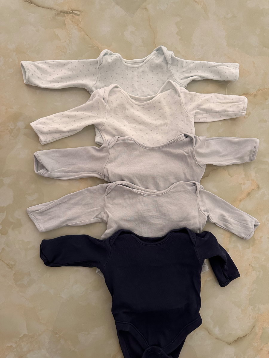 Long-Sleeve Bodysuits Set 1
